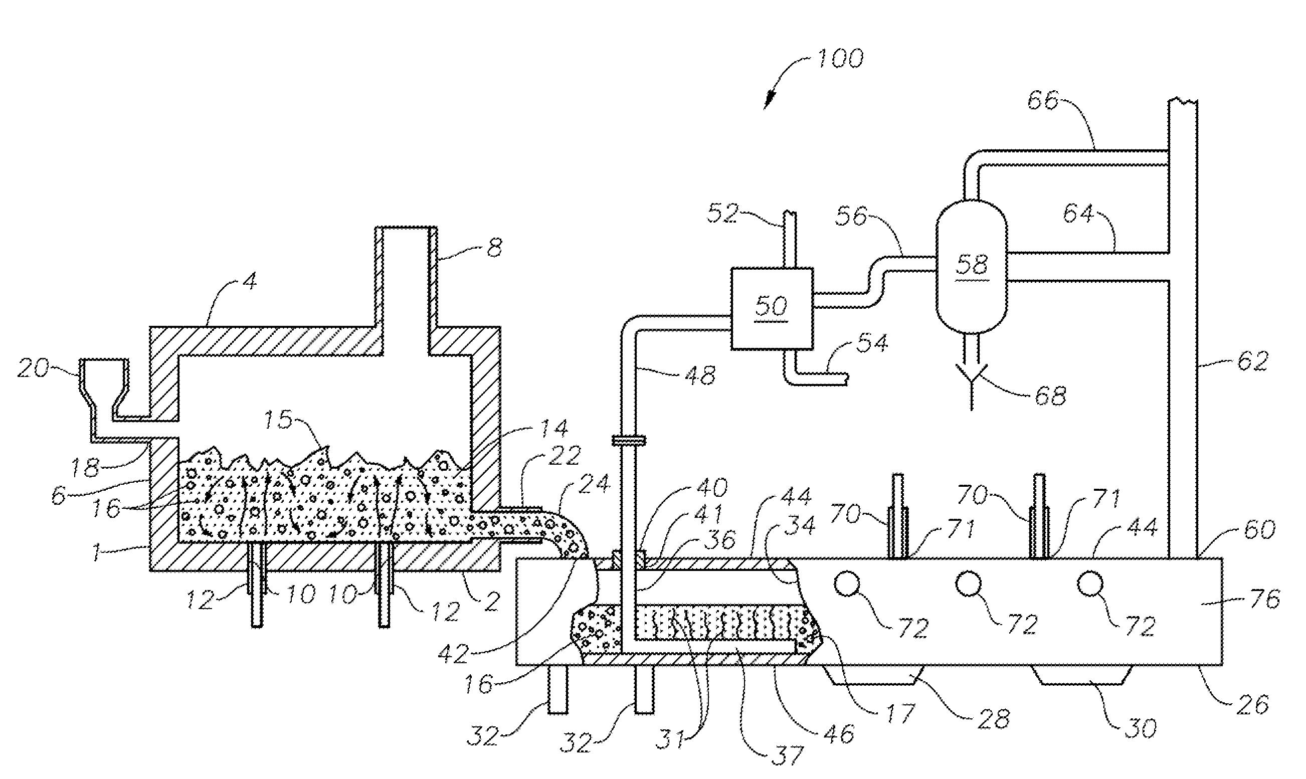 Apparatus, systems and methods for reducing foaming downstream of a submerged combustion melter producing molten glass