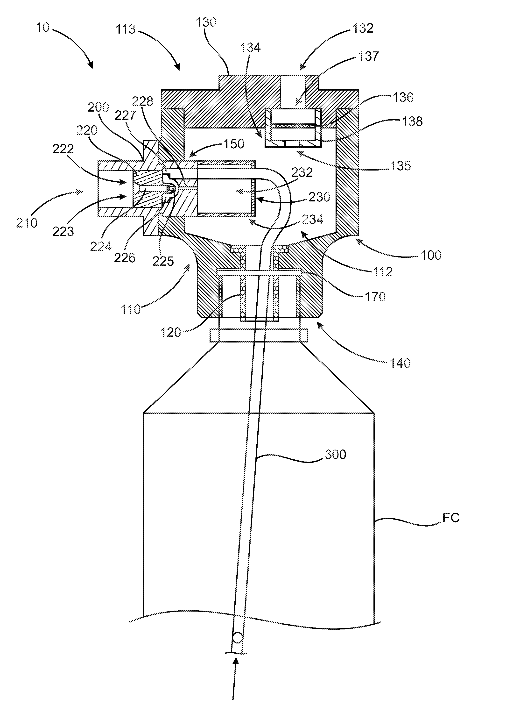 Fluid dispersion assembly