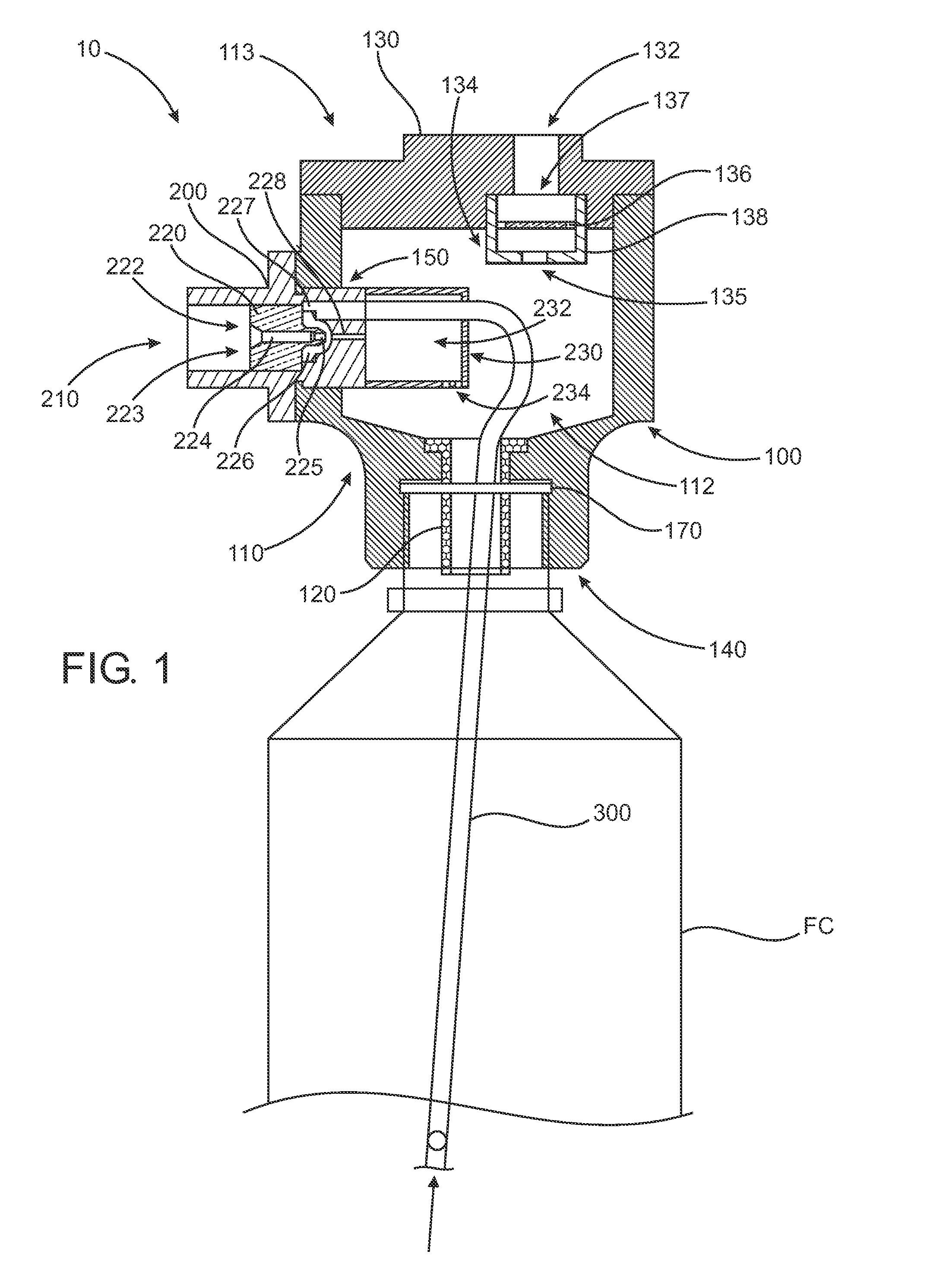 Fluid dispersion assembly