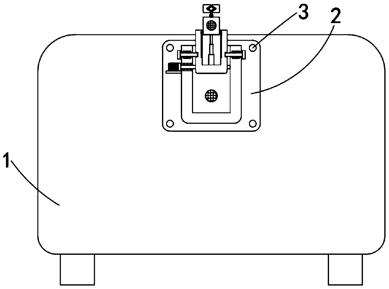 Pedestrian warning device of new energy automobile