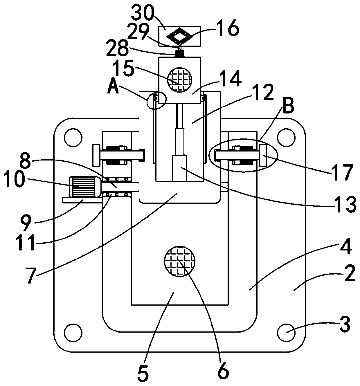 Pedestrian warning device of new energy automobile