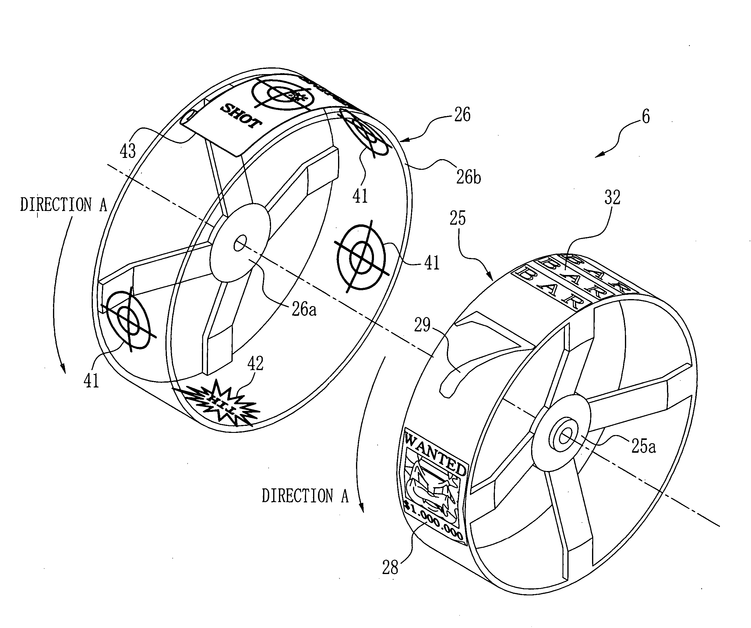 Symbol display device for game machine