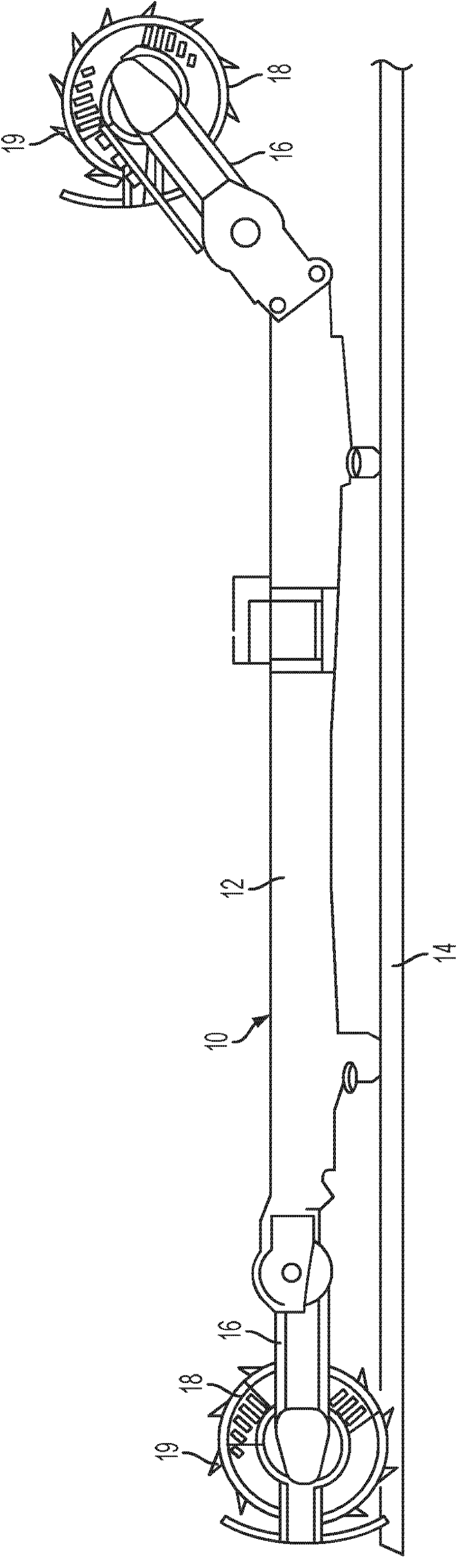 Longwall shearer or other machine with a gear case for transmitting rotational power