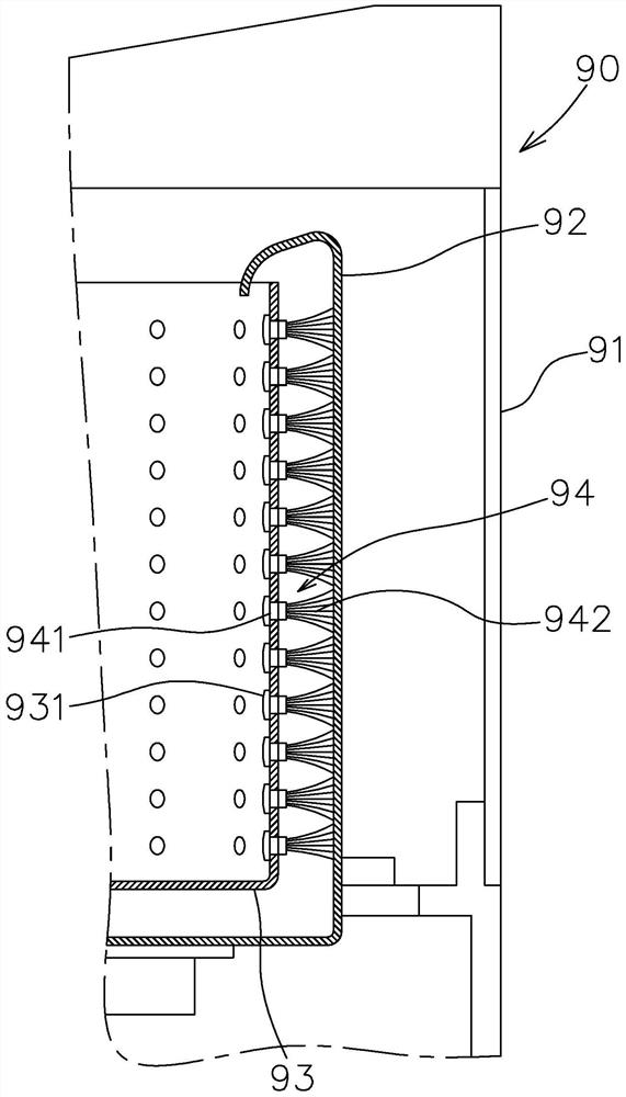 Washing machine descaling device