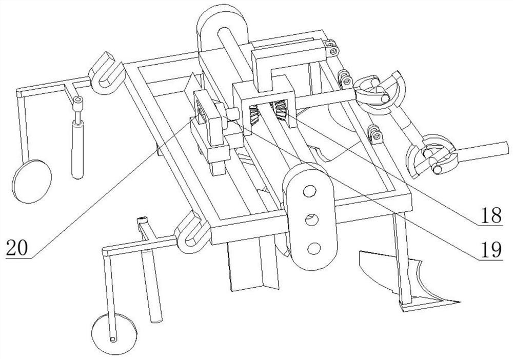 Agricultural ridging and film mulching device