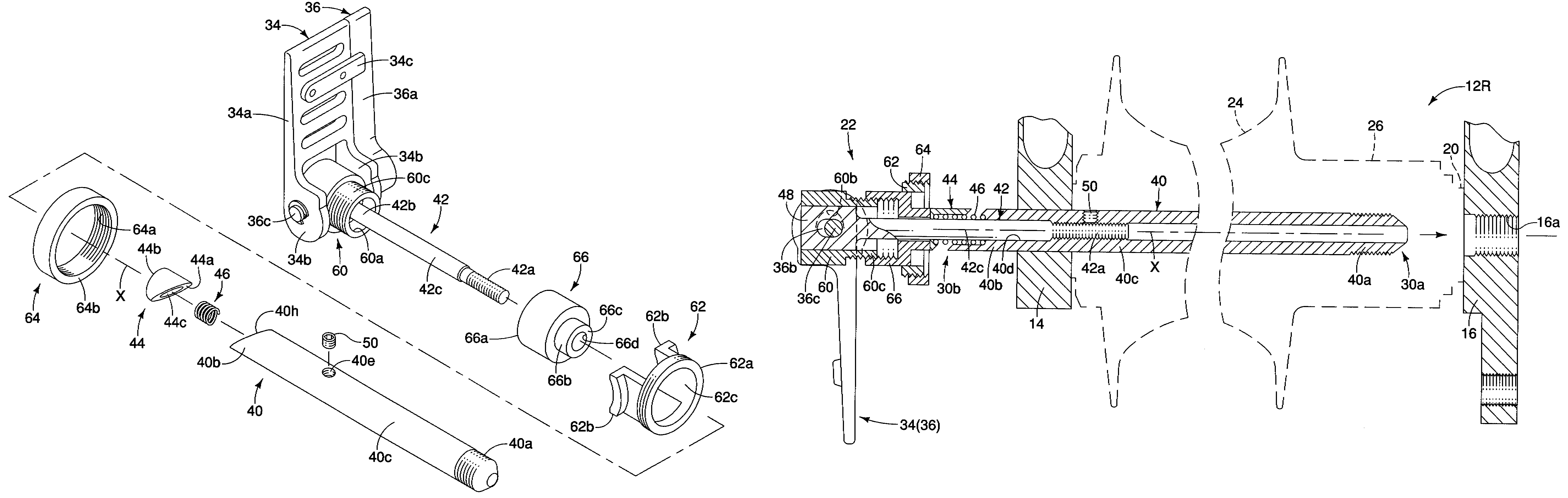 Bicycle wheel securing structure