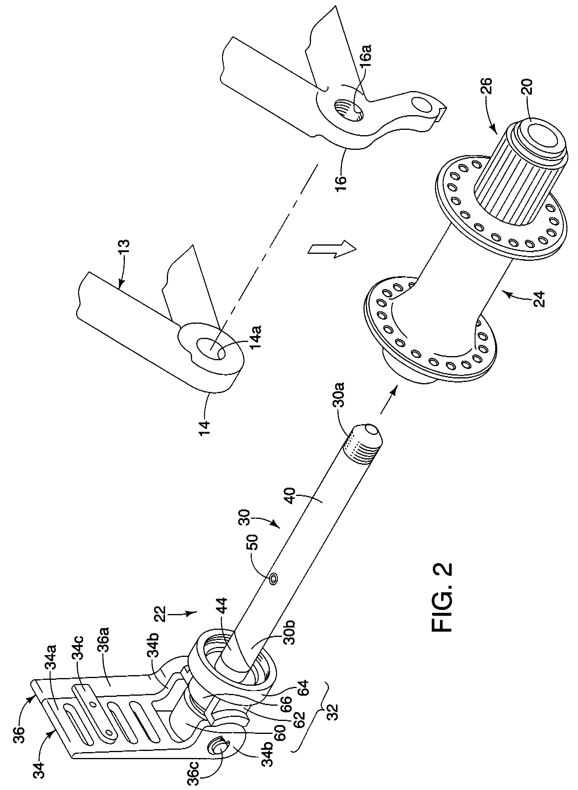 Bicycle wheel securing structure