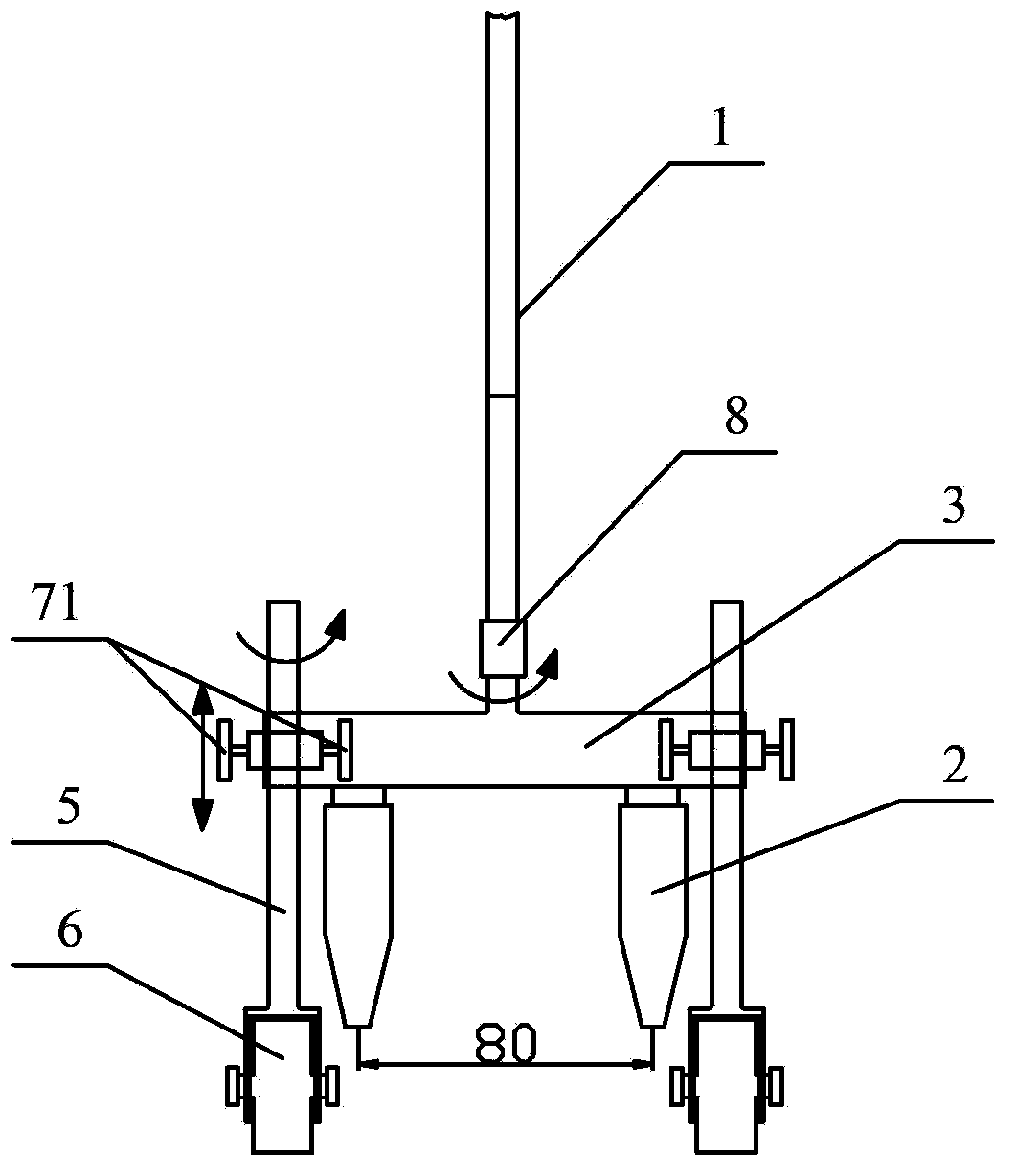 Manual double-spark plug fire work tap