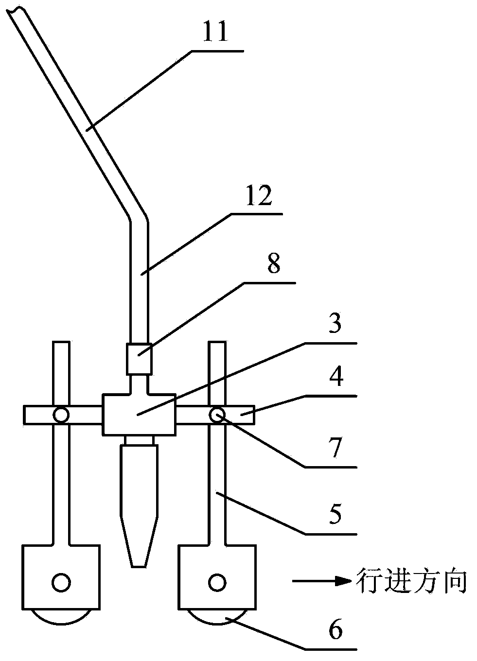 Manual double-spark plug fire work tap