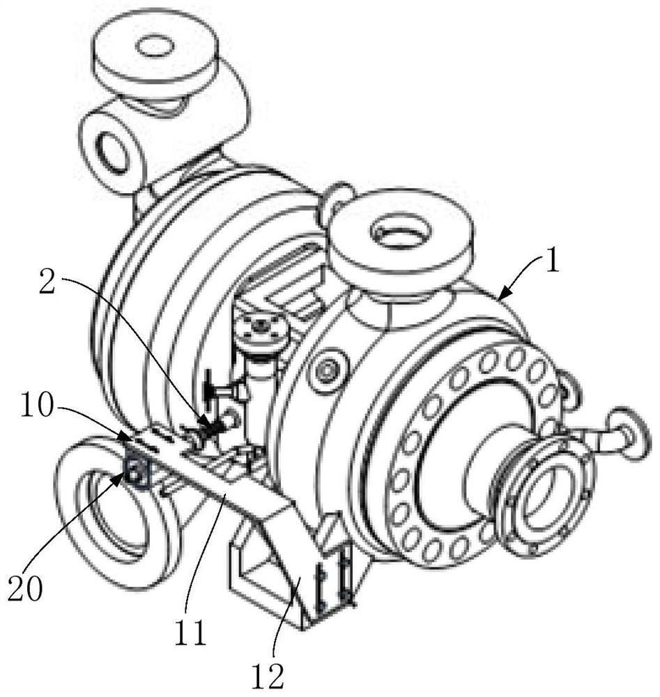 Energy storage striking device and mechanical remote brake system