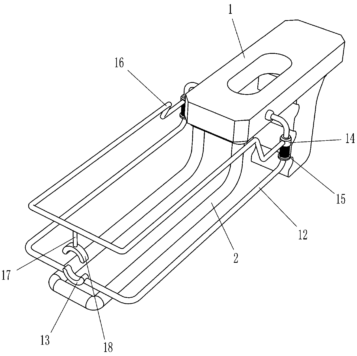 Ointment smearing device for dermatological department