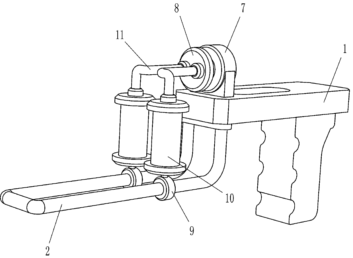 Ointment smearing device for dermatological department