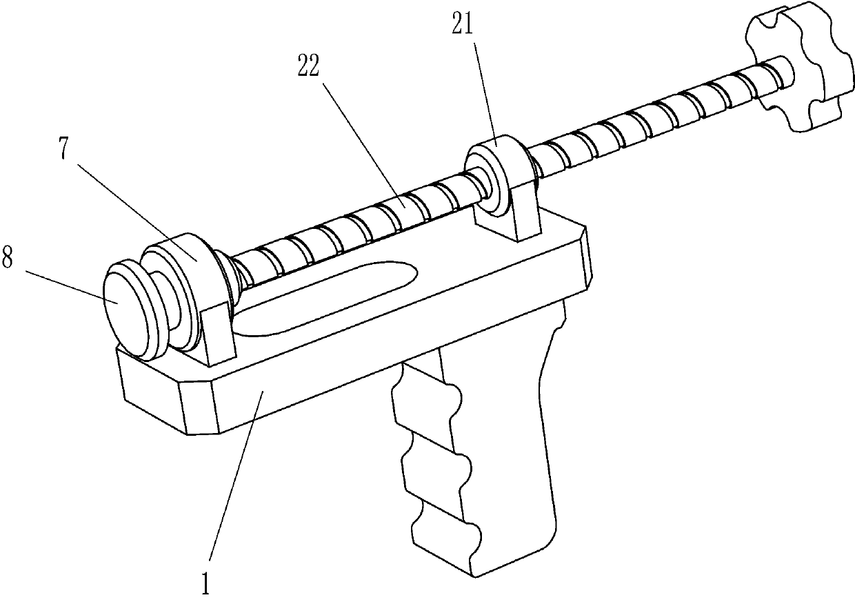 Ointment smearing device for dermatological department