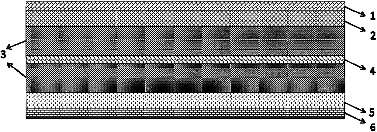 Potassium-based dual-ion battery and preparation method thereof