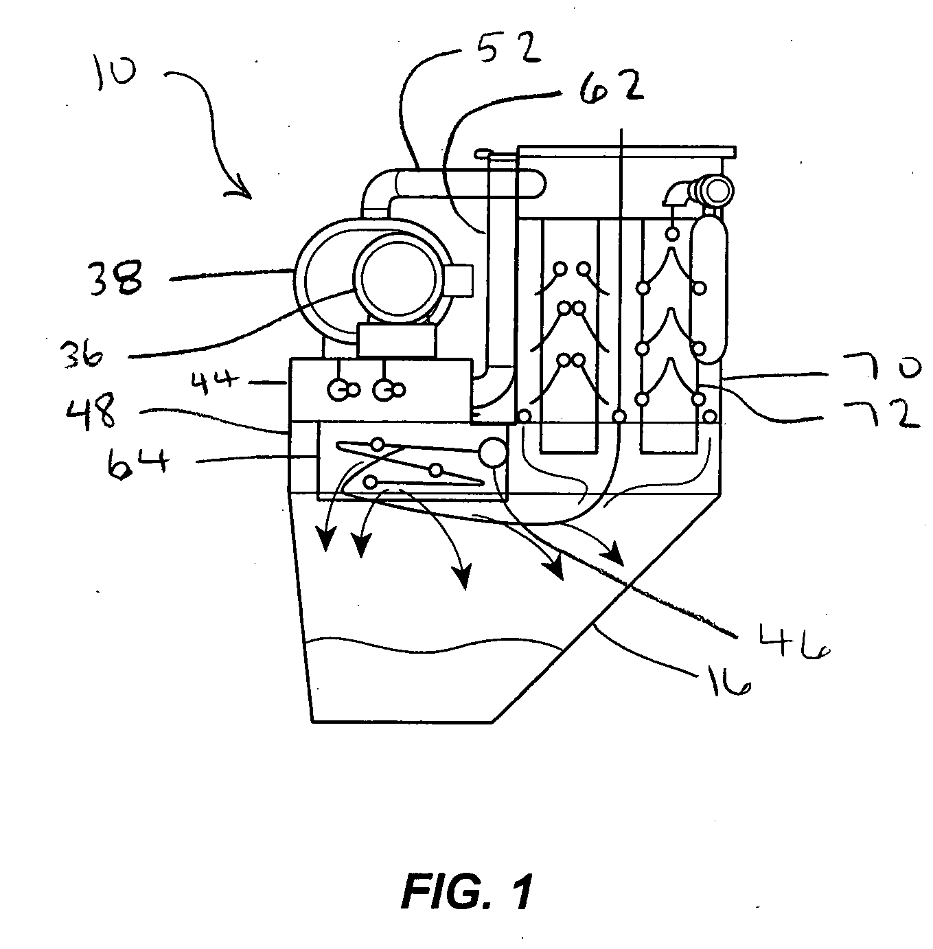 Vacuum loader with louvered tangential cyclone separator