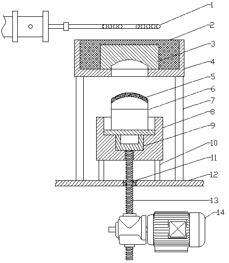 Induction heating method for preparing tungsten carbide wear-resistant coating required for swing head of swing mill