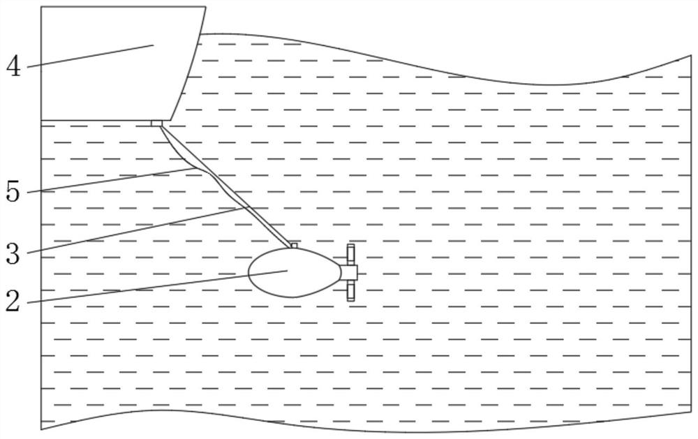 Offshore tidal power generation device