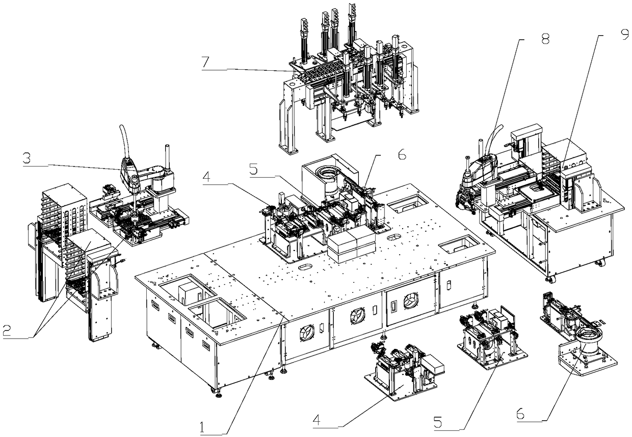 Protective cap mounting device and optical fiber device testing equipment