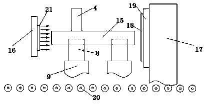 Automatic detection device for round workpieces