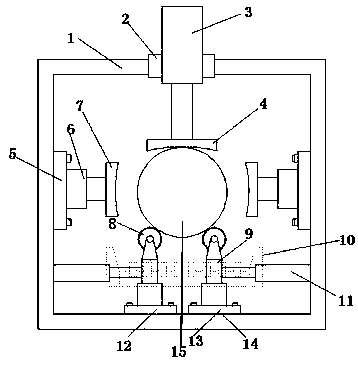 Automatic detection device for round workpieces