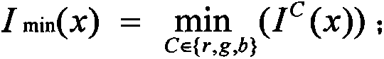 Method for estimating visibility of single fog-degraded image