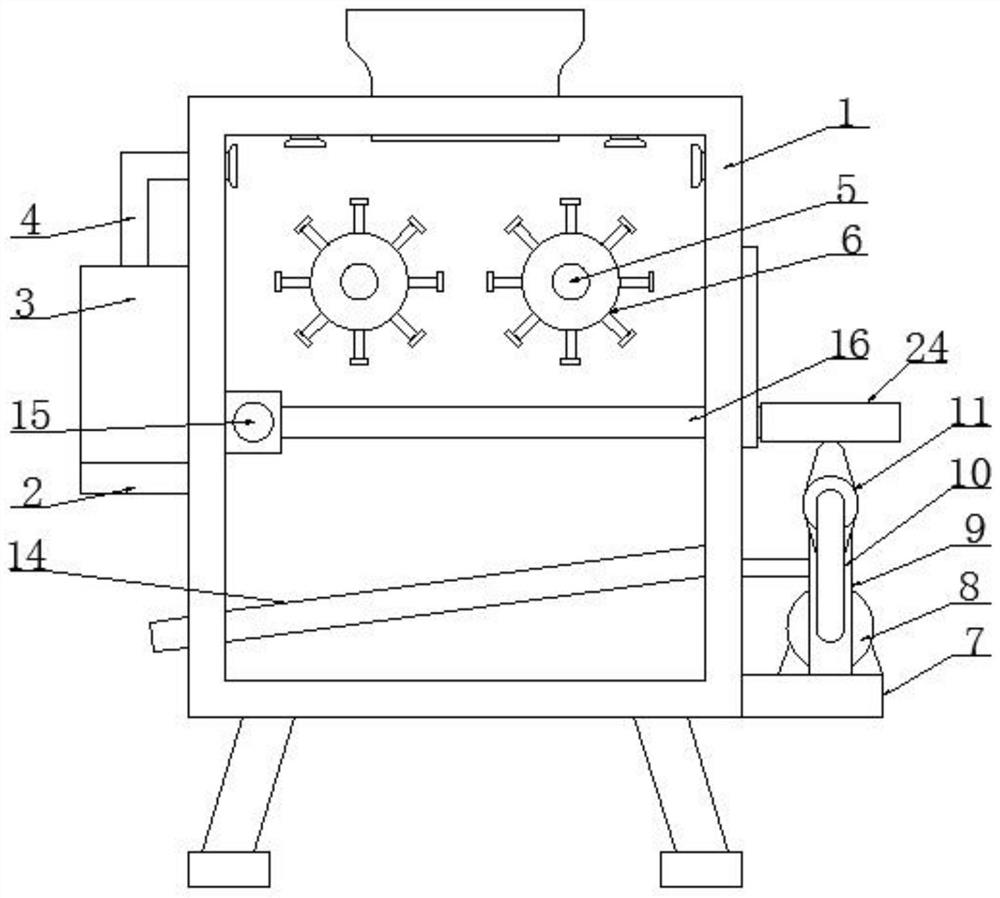 Refining mechanism for mining machinery