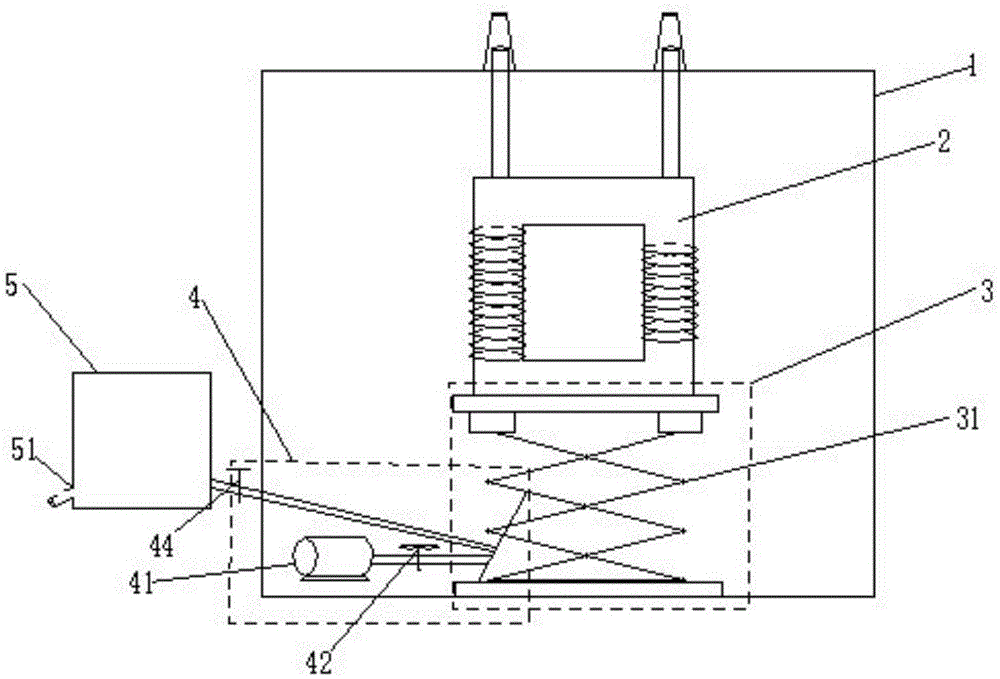 Single-phase oil-immersed transformer