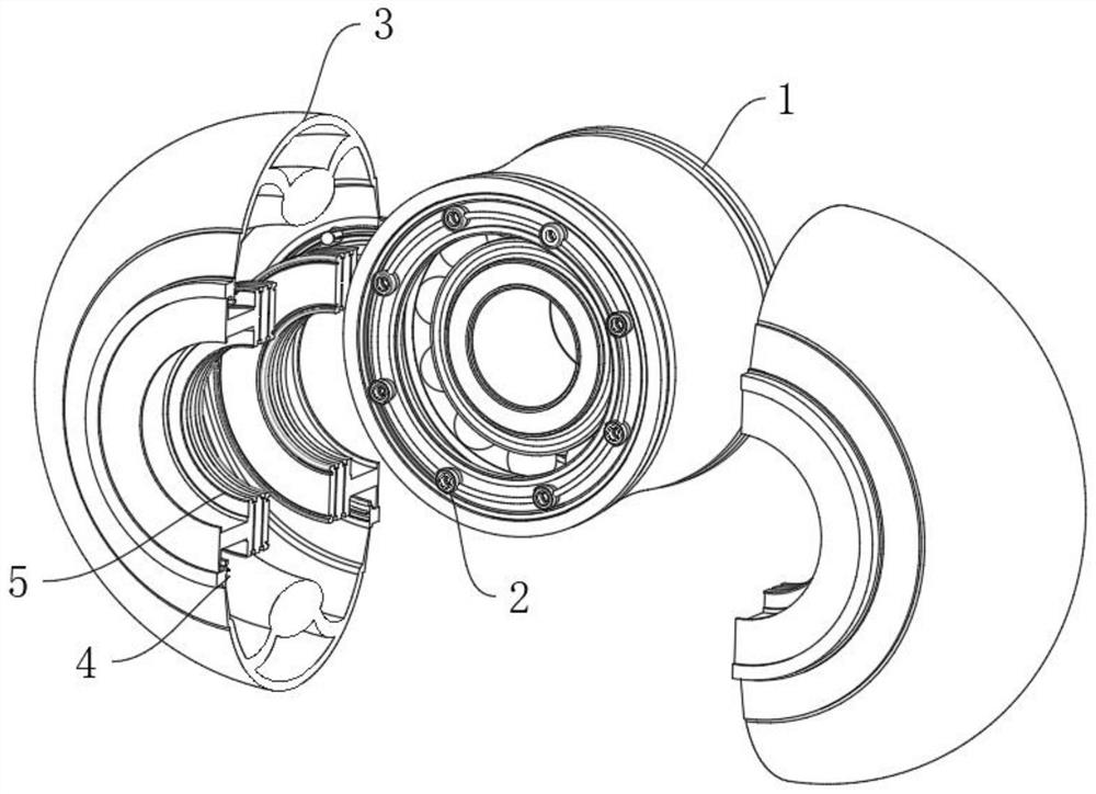 Woodworking machine tool main bearing device