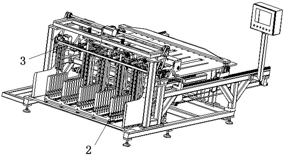 Flat tube conveying mechanism in assembly process of heat exchanger core