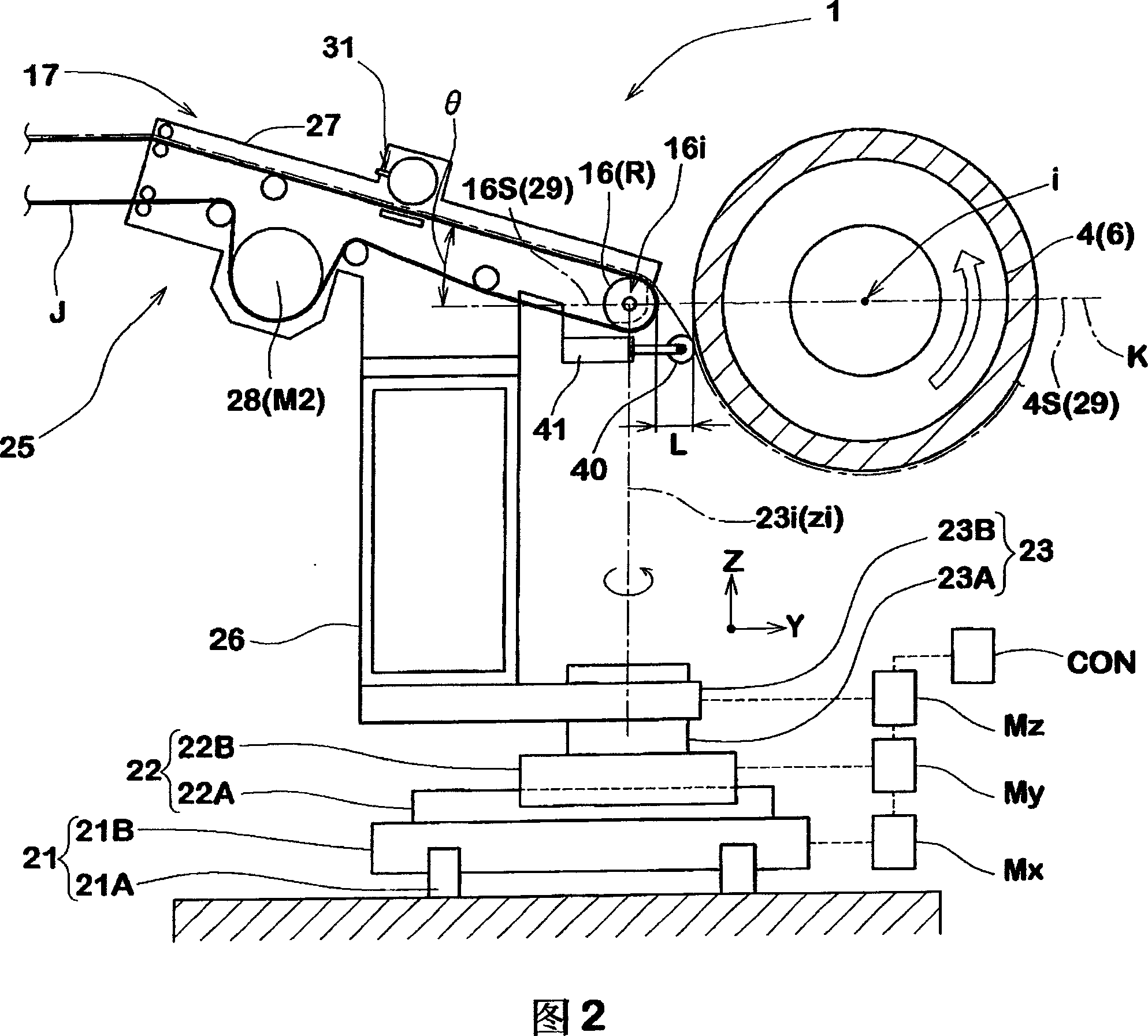 Device to apply rubber tape