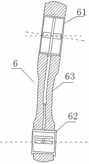 A compressor connecting rod parallelism measuring instrument