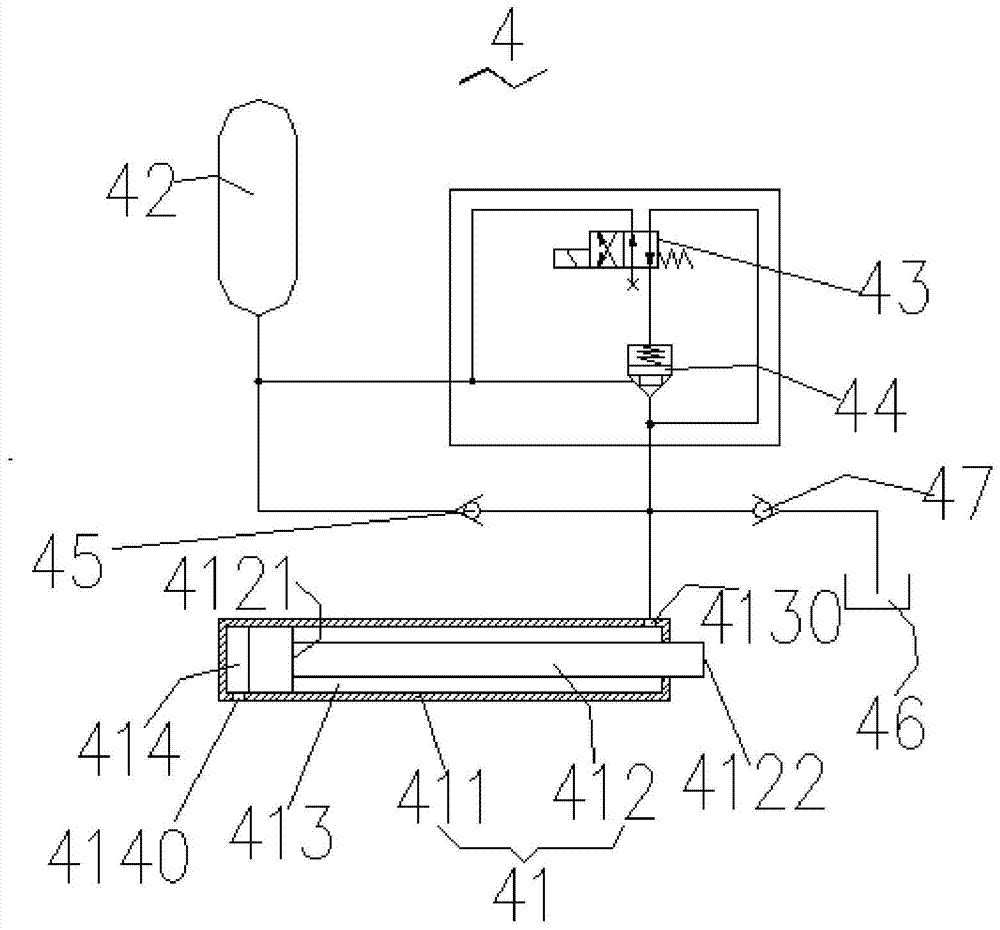 Unloading device