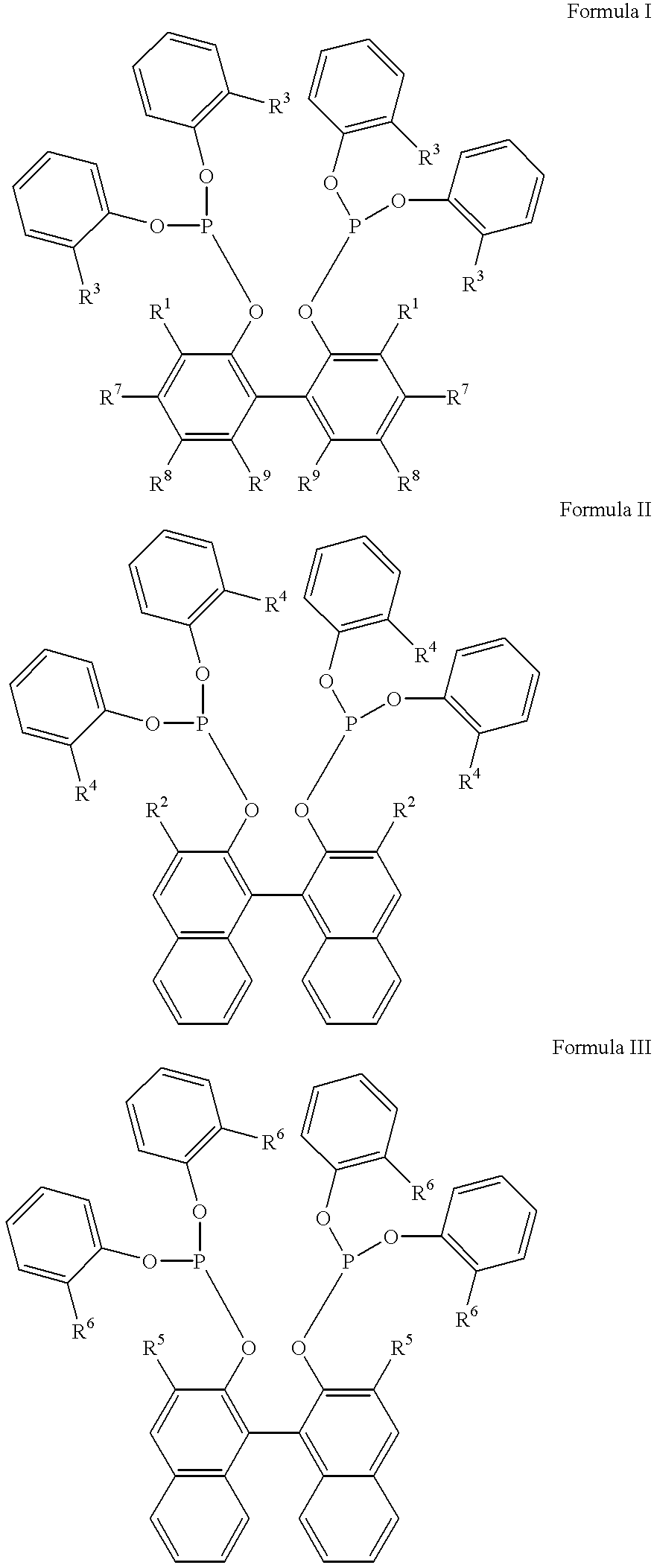 Multidentate phosphite ligands, catalytic compositions containing such ligands and catalytic processes utilizing such catalytic compositions