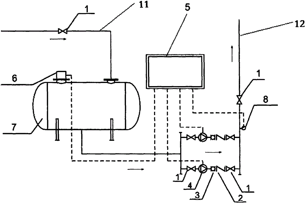 Non-negative-pressure automatic variable-frequency water supply device