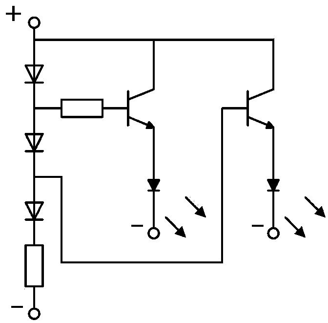 Lead-acid battery power supply lamp system