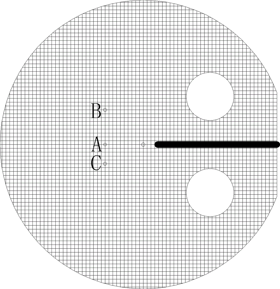 Asphalt mixture fatigue test method based on DCT (Disk-Shaped Compact Tension) and HD (High Definition) imaging technology