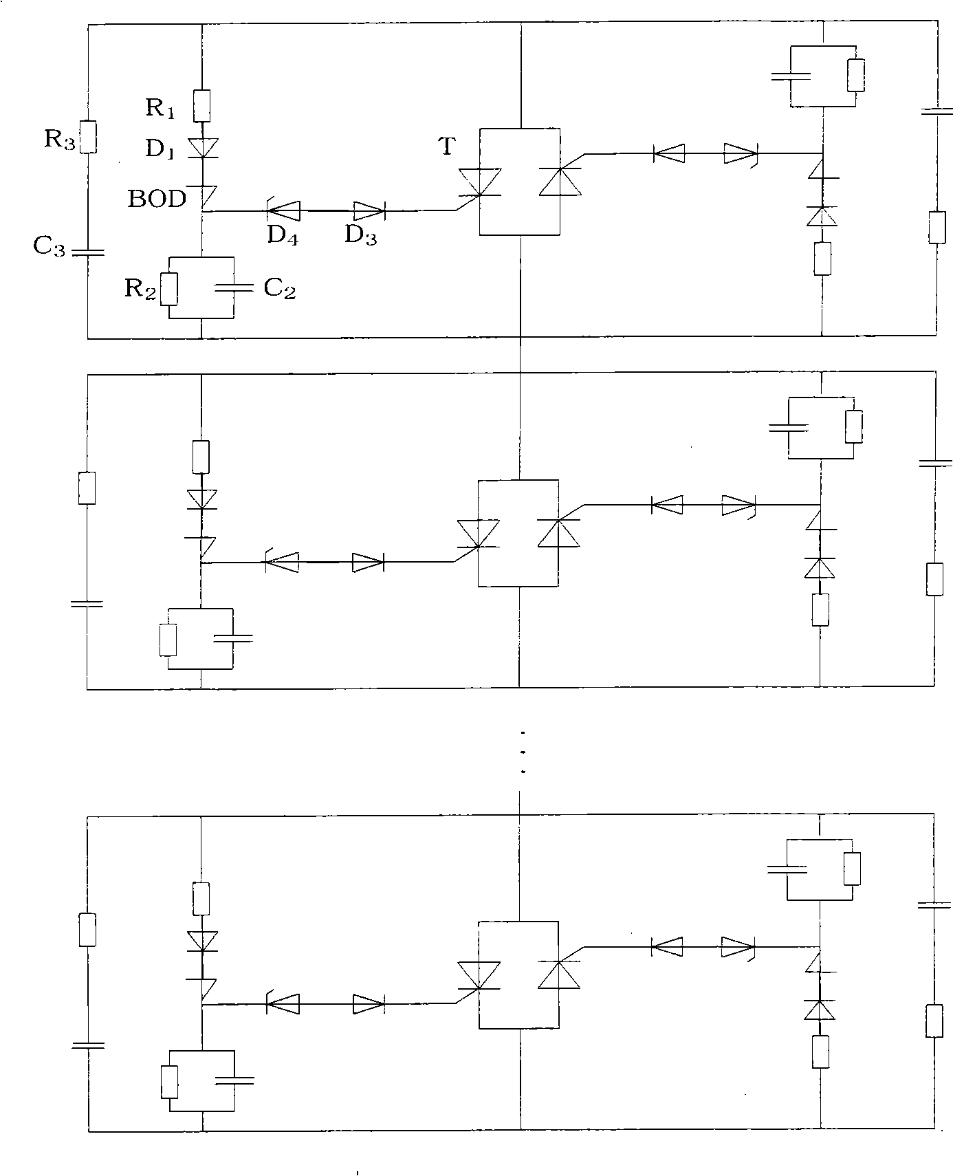 Tandem resonant type fault current limit device