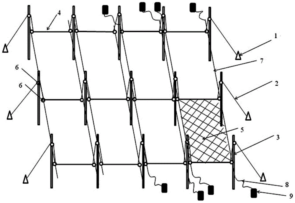 Inserted-bar type synchronous dry-out method for porphyra haitanensis