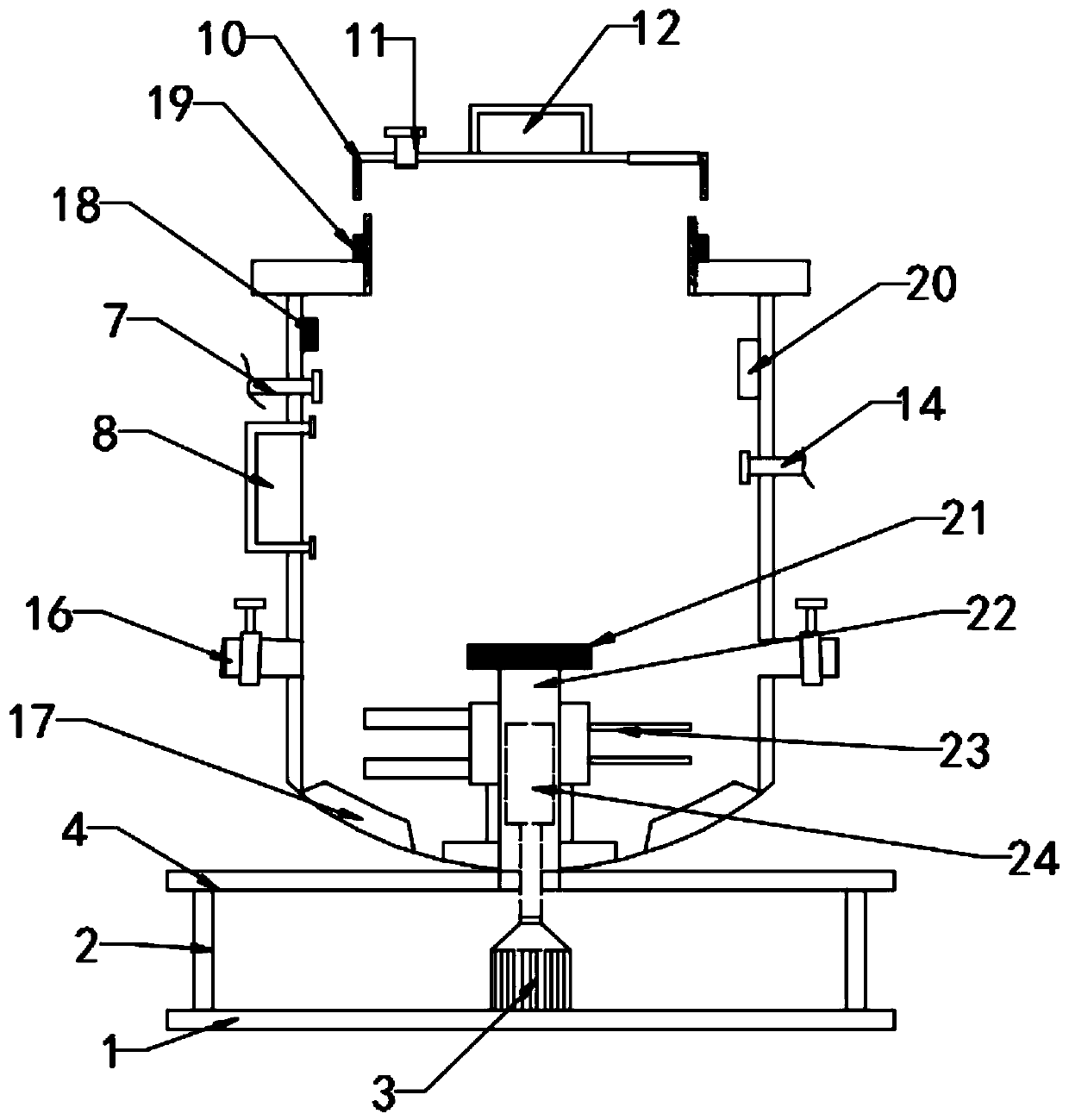 Preparation method and preparation device of polylysine