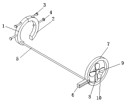 Screw vacuum pump temperature control device