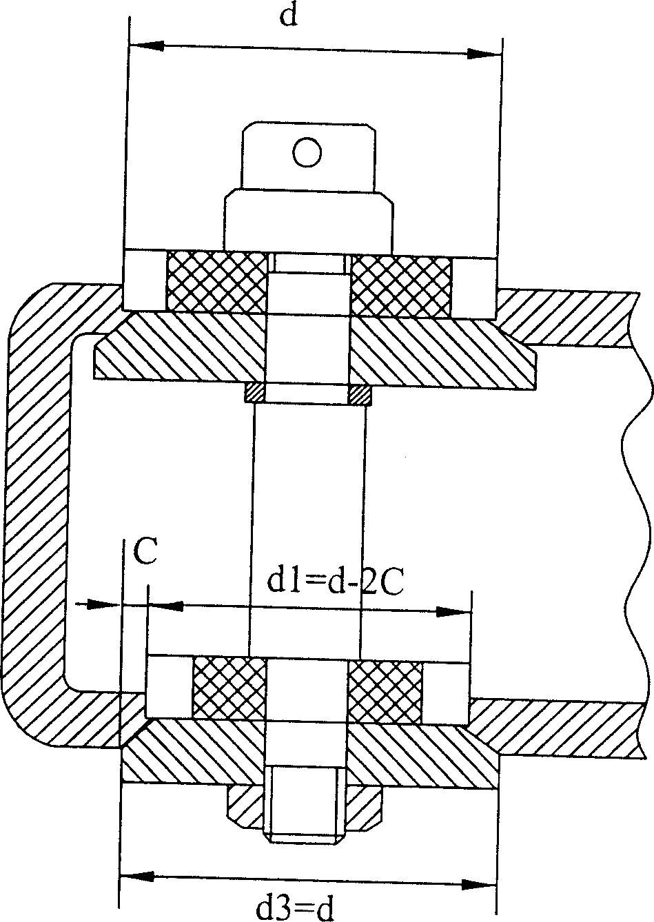 Lever and floating steam trap of balanced and two-valve seat