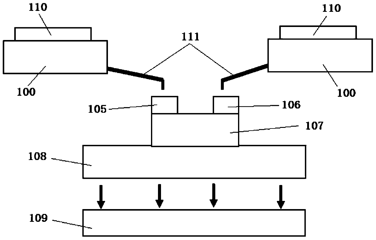 LED detection device and method