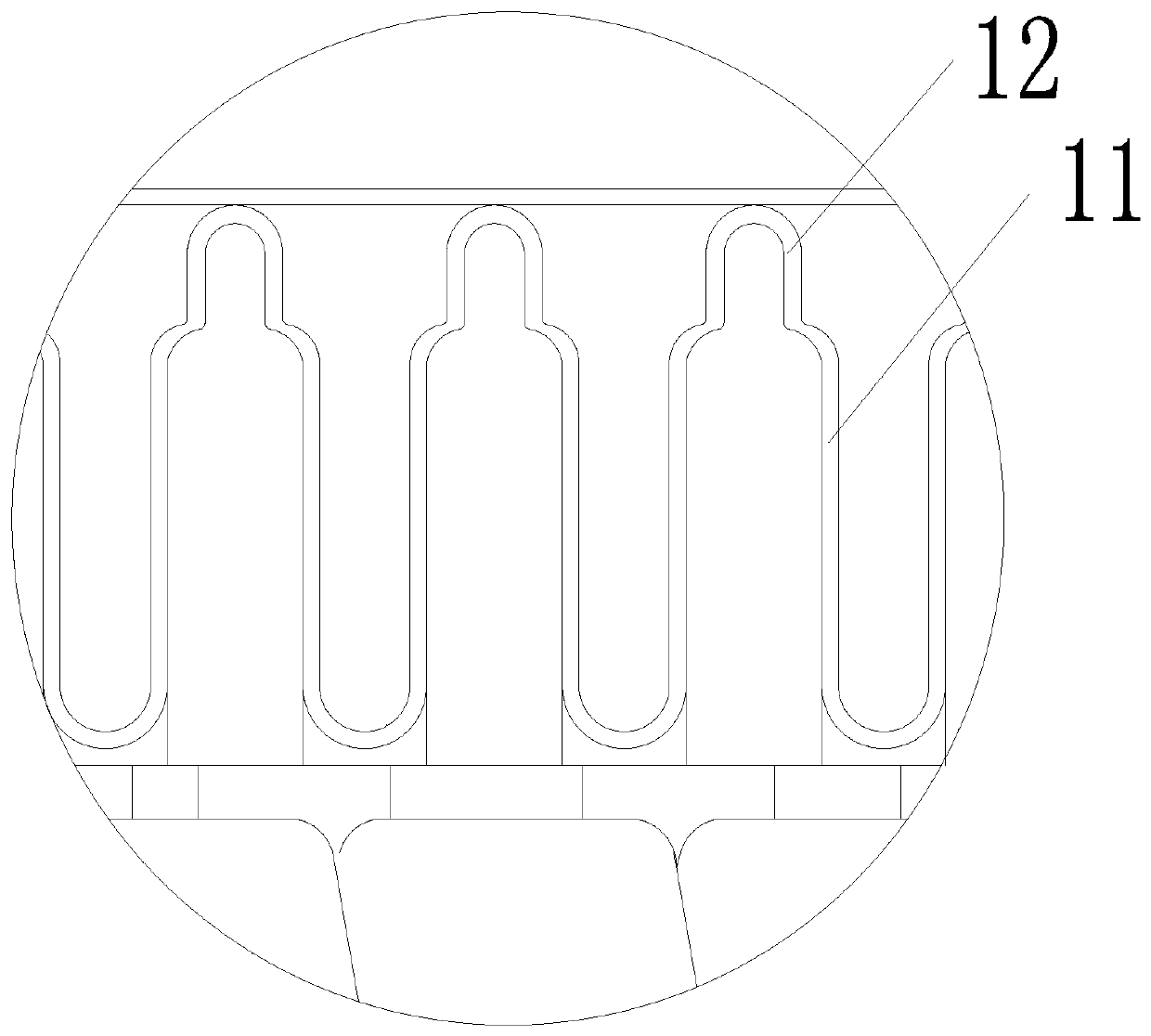 Novel corrugated pipe for automobile and manufacturing process thereof