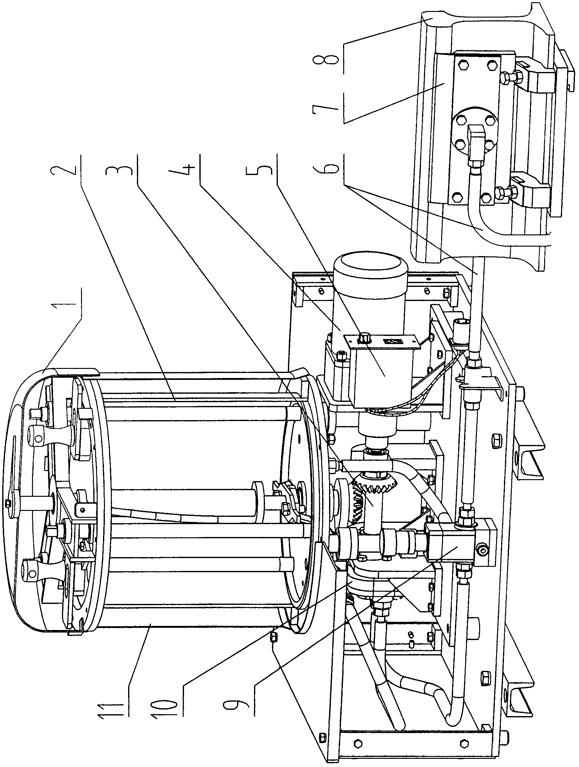 Controllable oiling device for roadside wheel track of railway