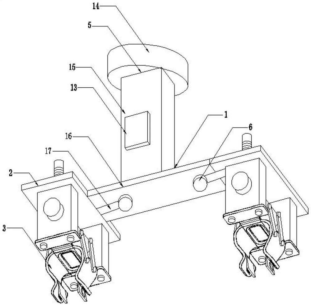 Clamping equipment for composite mechanical material processing