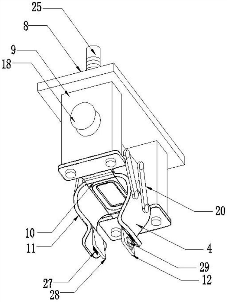 Clamping equipment for composite mechanical material processing