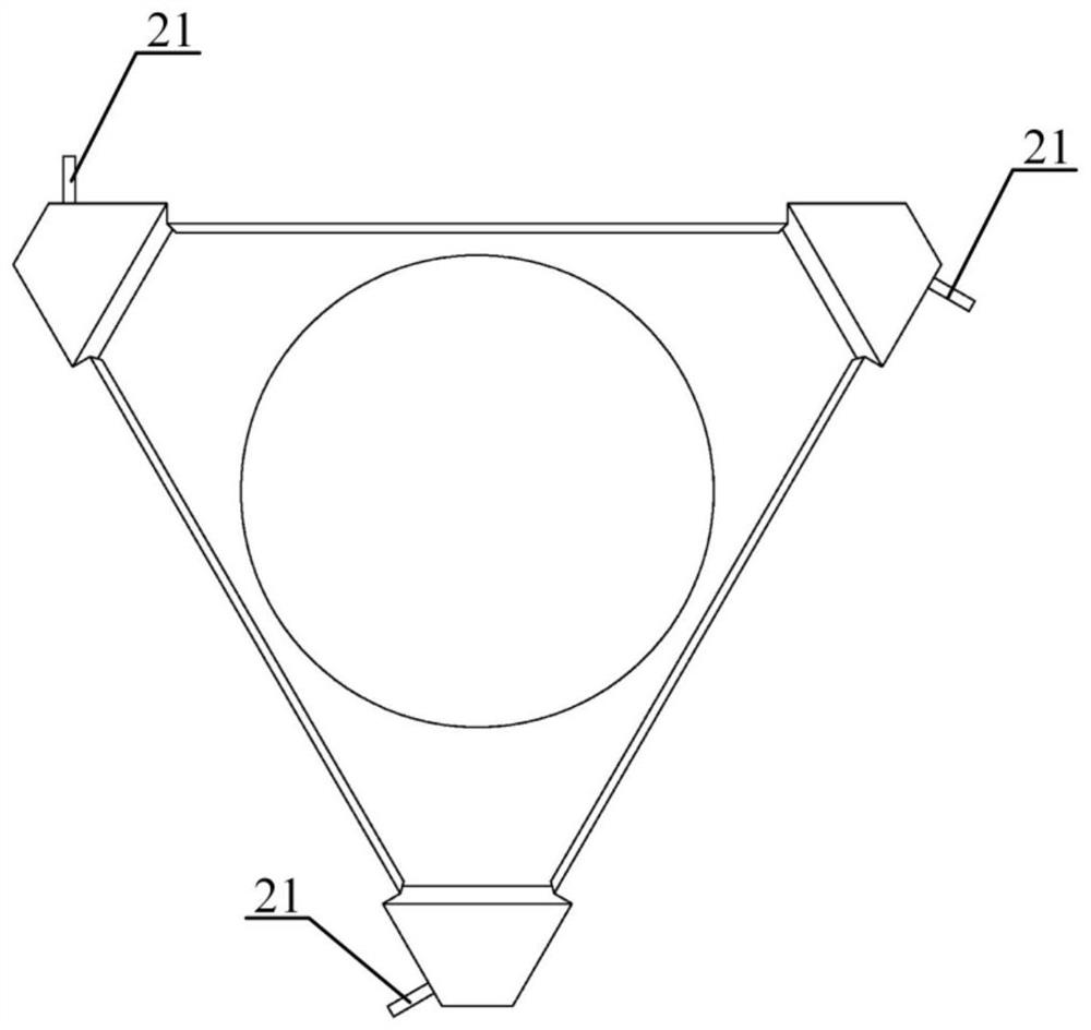 Truss type extension arm capable of being unfolded and folded