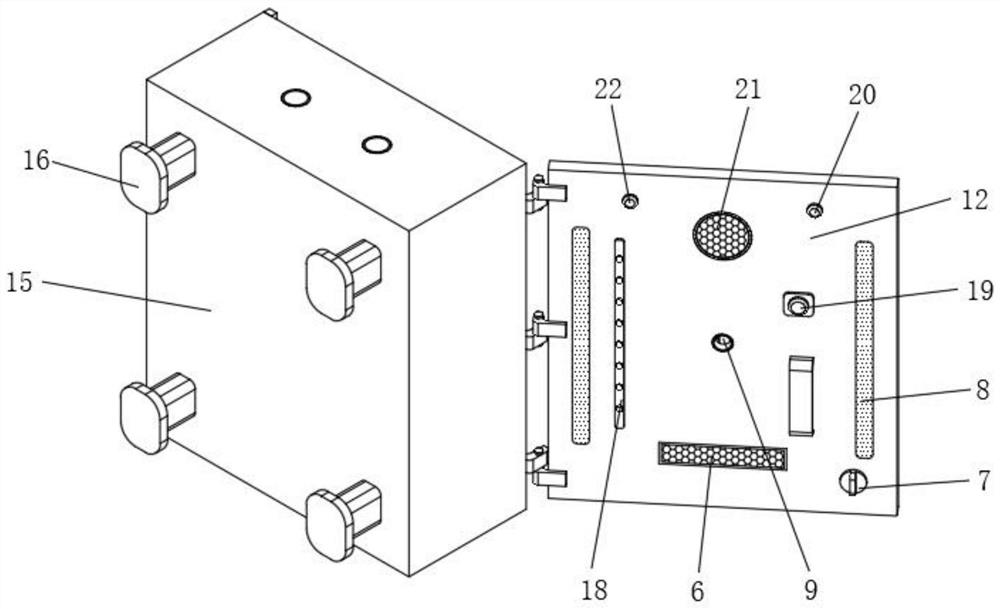 Indoor alarm power distribution cabinet based on Internet of Things and use method