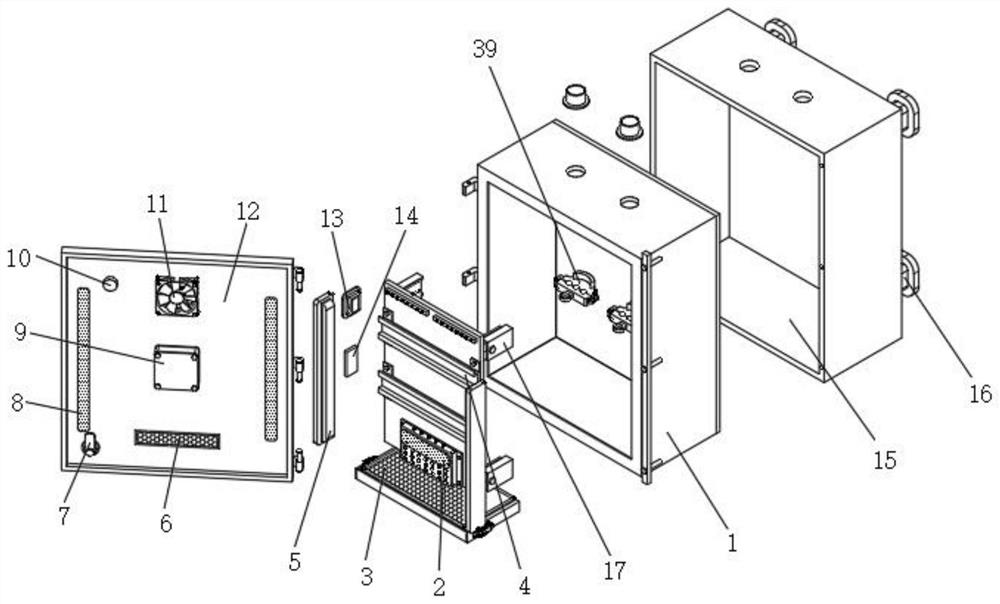 Indoor alarm power distribution cabinet based on Internet of Things and use method