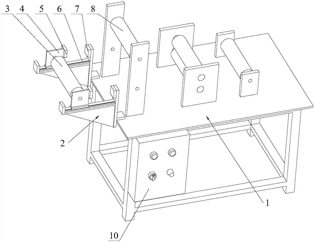 Buffering device for producing optical cables